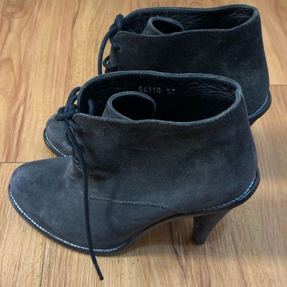Opening Ceremony Suede Round Toe Ankle Booties - Picture 9 of 12